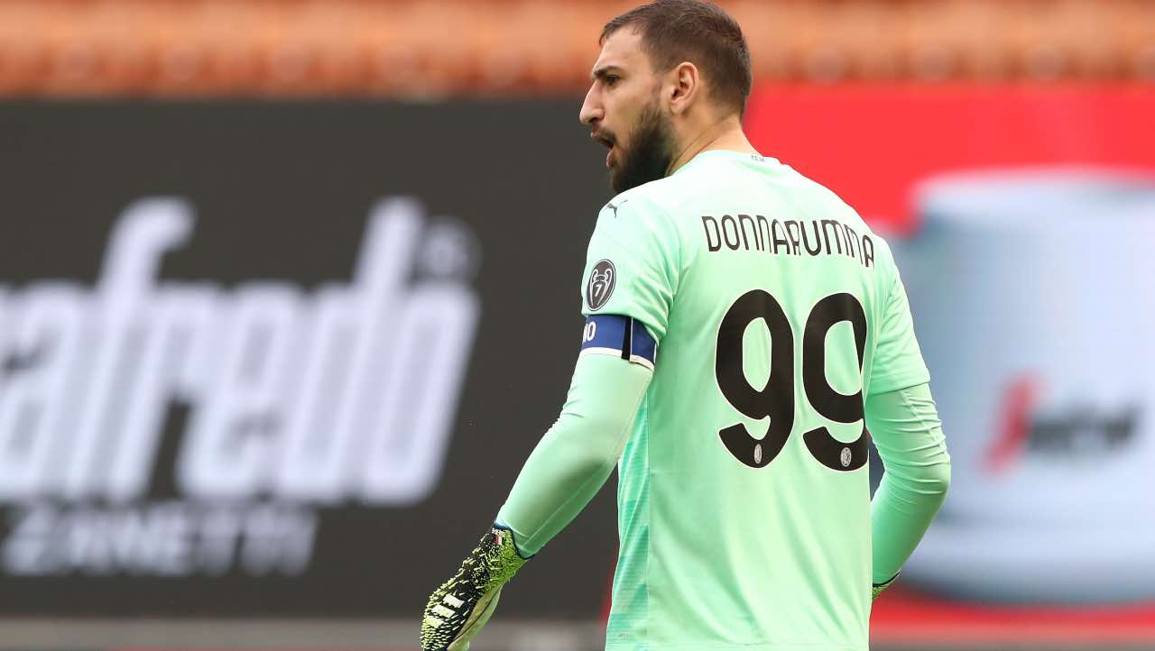 Donnarumma arrabbiato