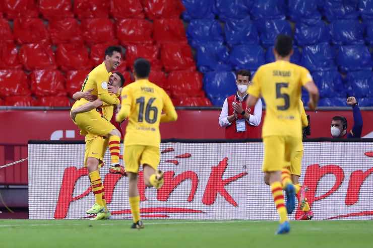 messi gol barcellona esultanza 