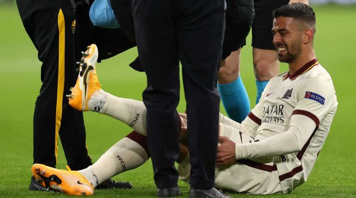 spinazzola Ajax roma infortunio Spinazzola