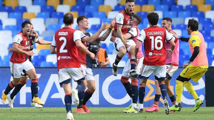 Cagliari esulta GettyImages Nandez in festa - Getty Images