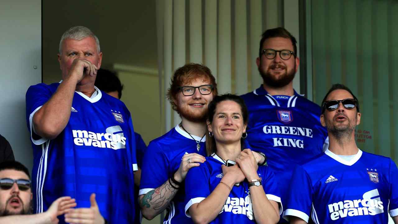 Ed Sheeran sponsor Ipswich Town