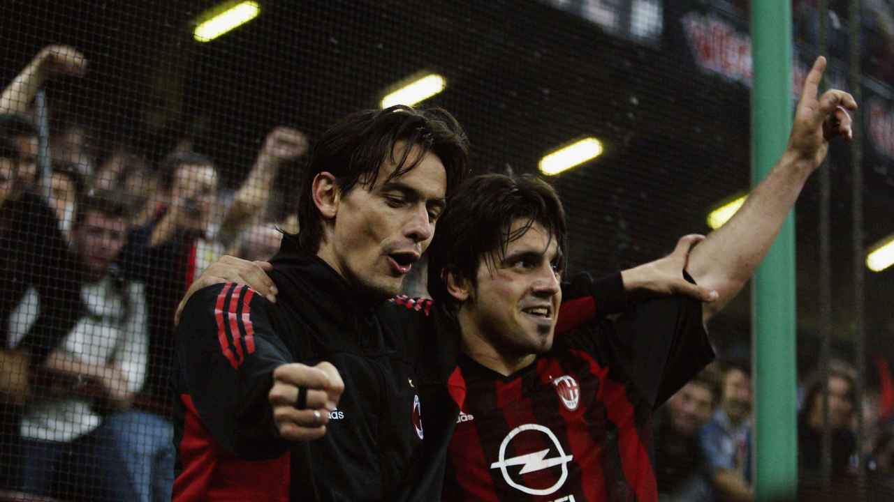 inzaghi gattuso calciatori allenatori