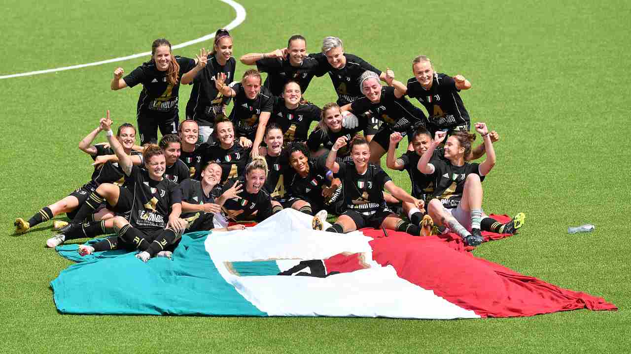 juventus femminile scudetto festa