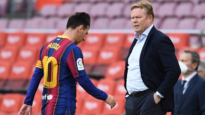 Koeman e Messi Barcellona Barcellona flick
