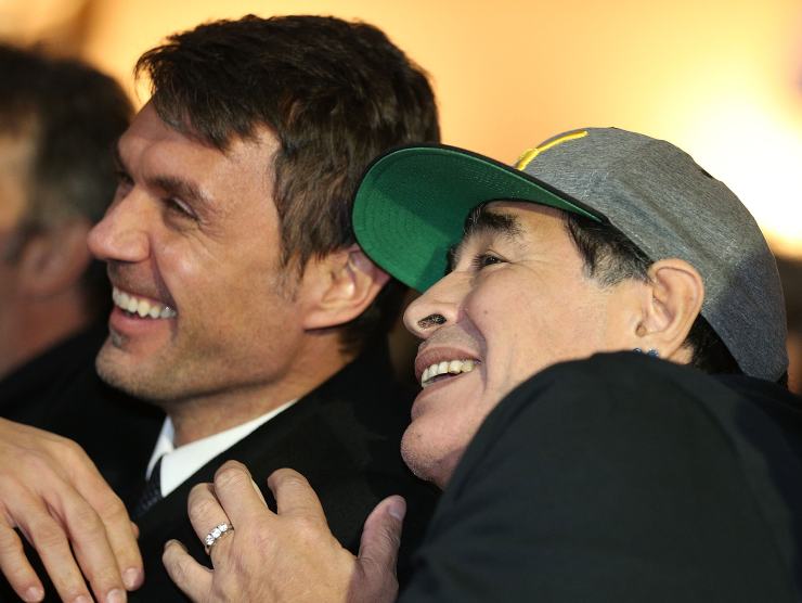 Maldini e Maradona