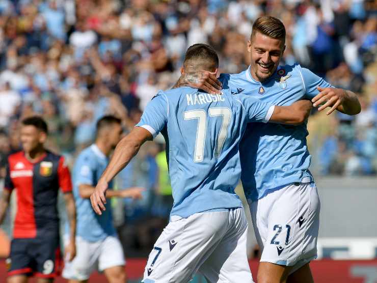 Marusic Milinkovic Savic Lazio