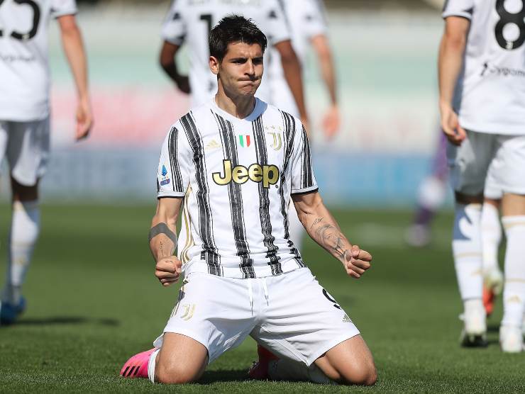 Morata in ginocchio - Getty Images