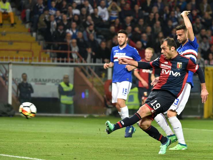 Pandev al tiro - Getty Images