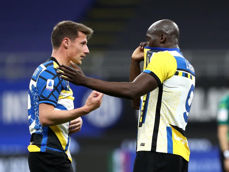 Pinamonti e Lukaku - Getty Images