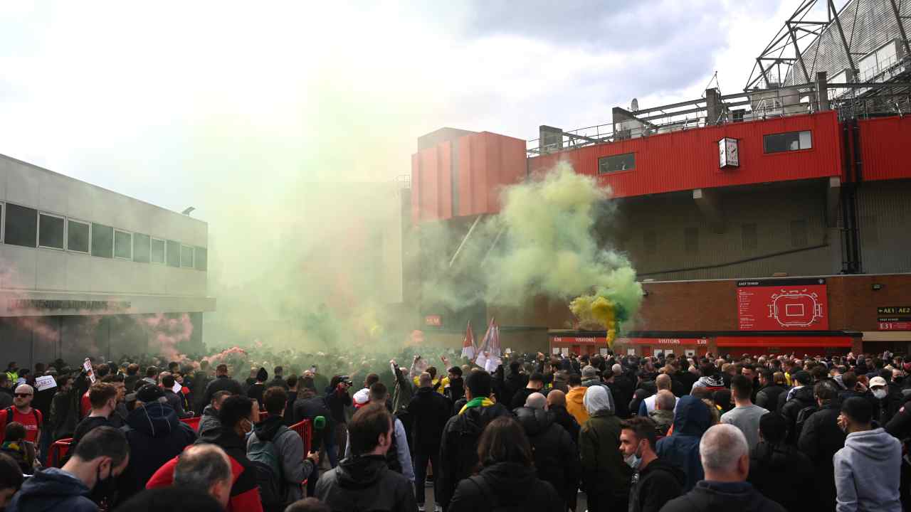 protesta tifosi united