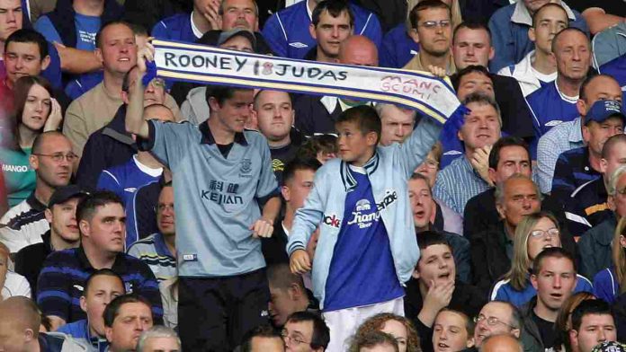 Striscione Striscione per Rooney