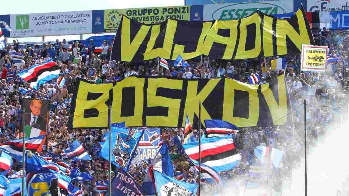 Striscione Boskov GettyImages Boskov striscione - Getty Images
