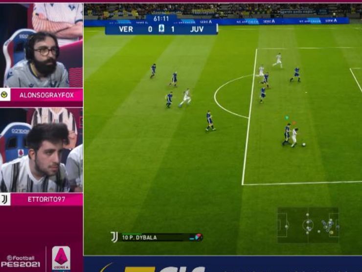 Verona-Juve play screenshot youtube