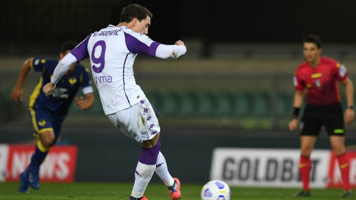 Vlahovic rigore GettyImages Vlahovic Fiorentina