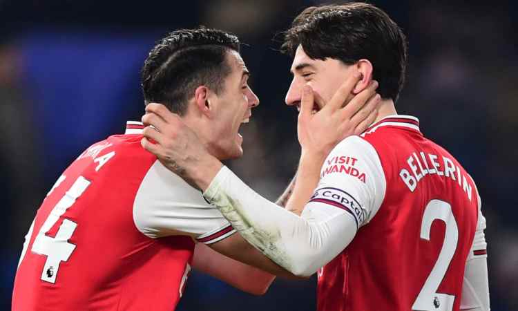 Bellerin e Xhaka