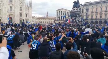 Inter festa Scudetto “anti Covid”: la furia degli italiani – FOTO