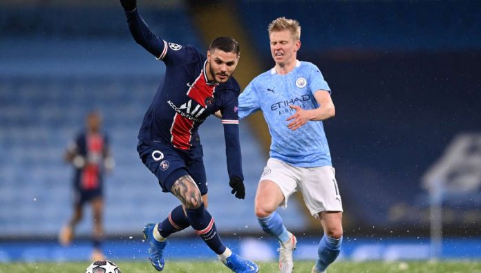manchester psg icardi icardi in azione