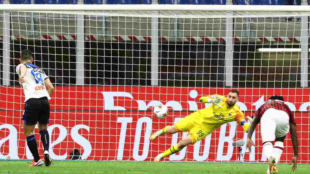 Rigore subito Donnarumma - Getty Images