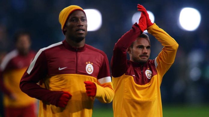 Drogba e Sneijder (Gettyimages) drogba sneijder galatasaray