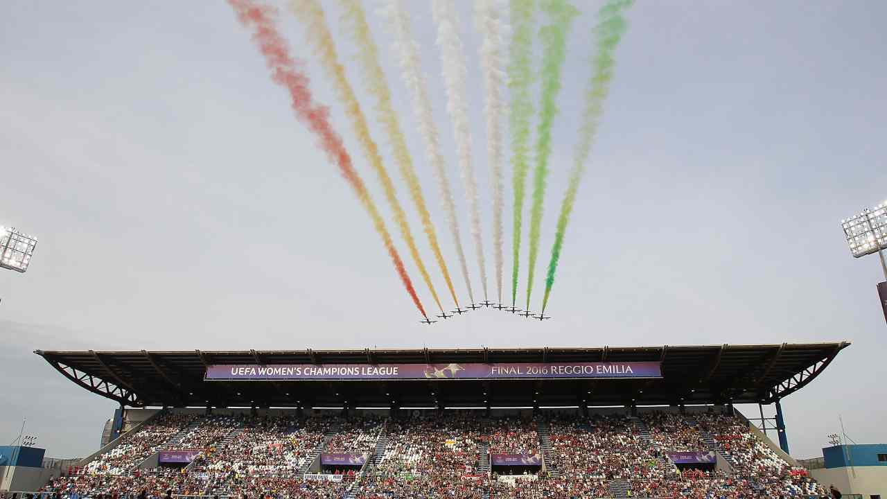 Frecce tricolari su Mapei Stadium - getty images