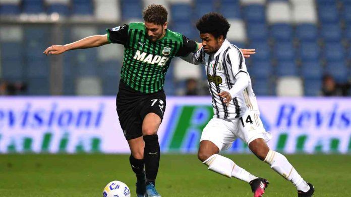 Manuel Locatelli in Sassuolo-Juventus (GettyImages) sassuolo juventus trasferimenti
