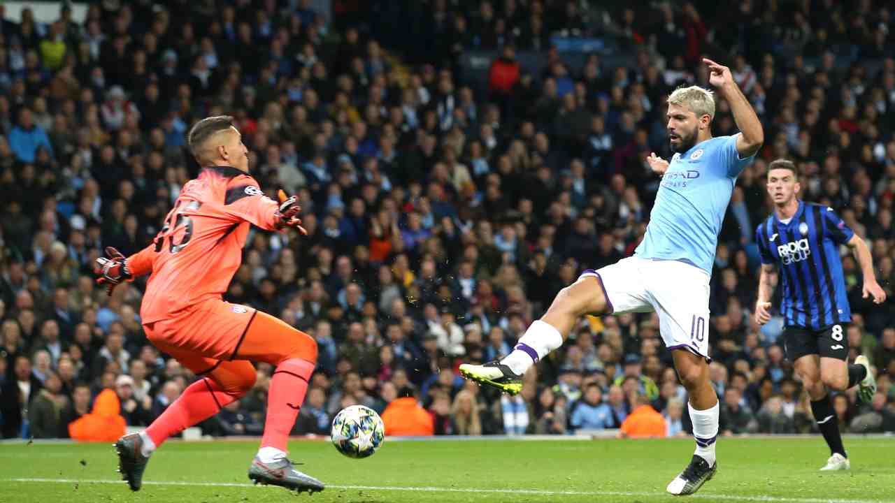 Aguero vs Atalanta - Getty Images