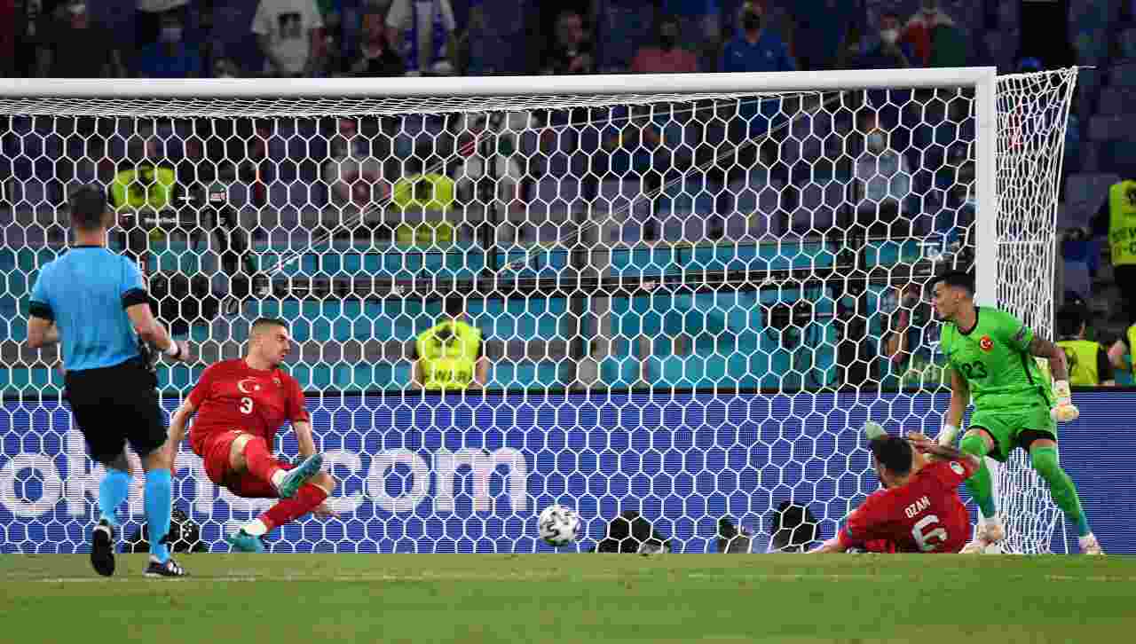 italia turchia autogol demiral