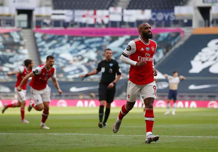 Alexandre Lacazette in campo