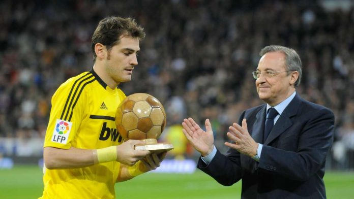 Casillas Florentino Perez Casillas e Florentino Perez