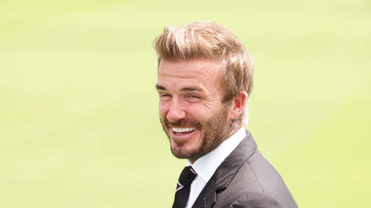 David Beckham sorriso