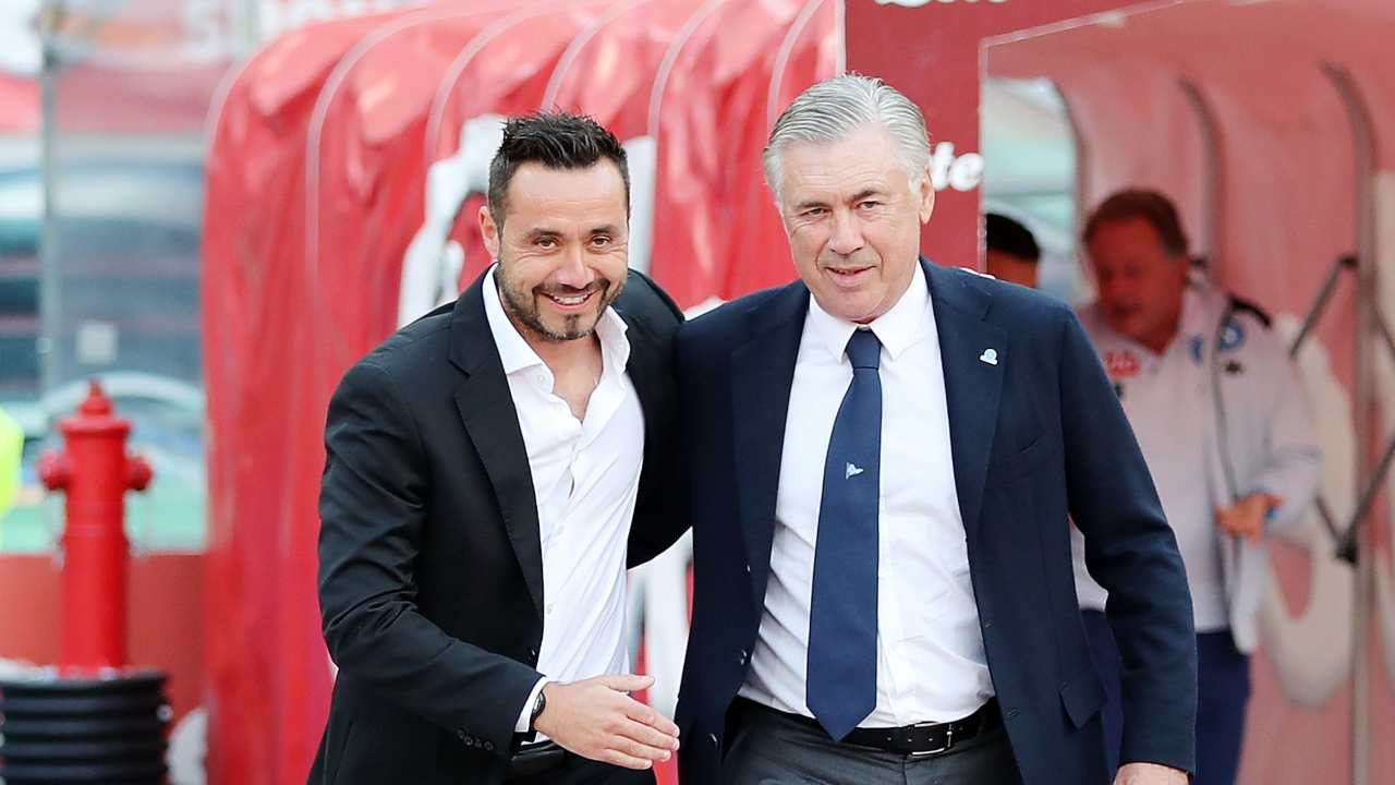 De Zerbi e Ancelotti - Getty Images