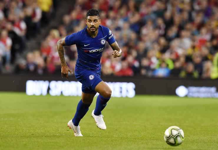 Emerson Palmieri in campo con il Chelsea