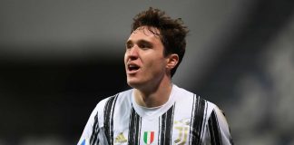 Federico Chiesa con la maglia della Juventus
