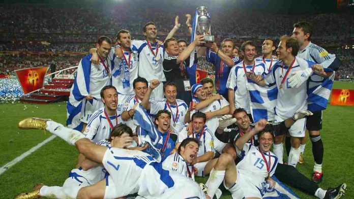 Grecia in trionfo - GettyImages Grecia vincitrice - Getty Images