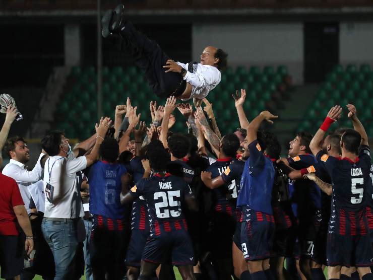 Eugenio Guarascio in trionfo - Getty Images