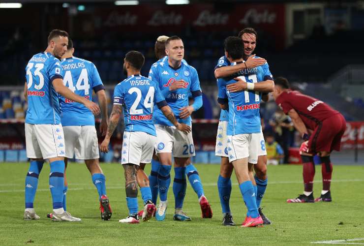 napoli provercelli diretta tv