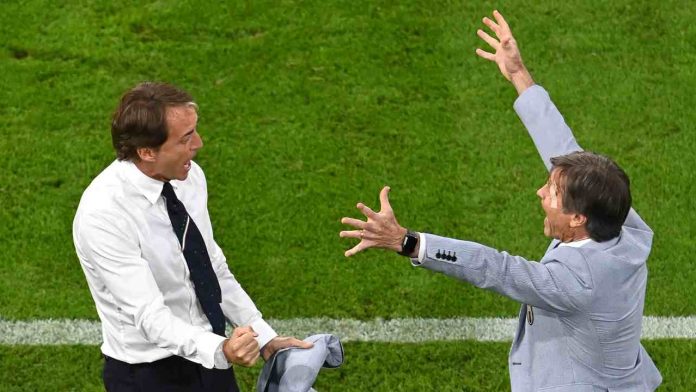 Italia Mancini record Euro 2020 Italia Inghilterra