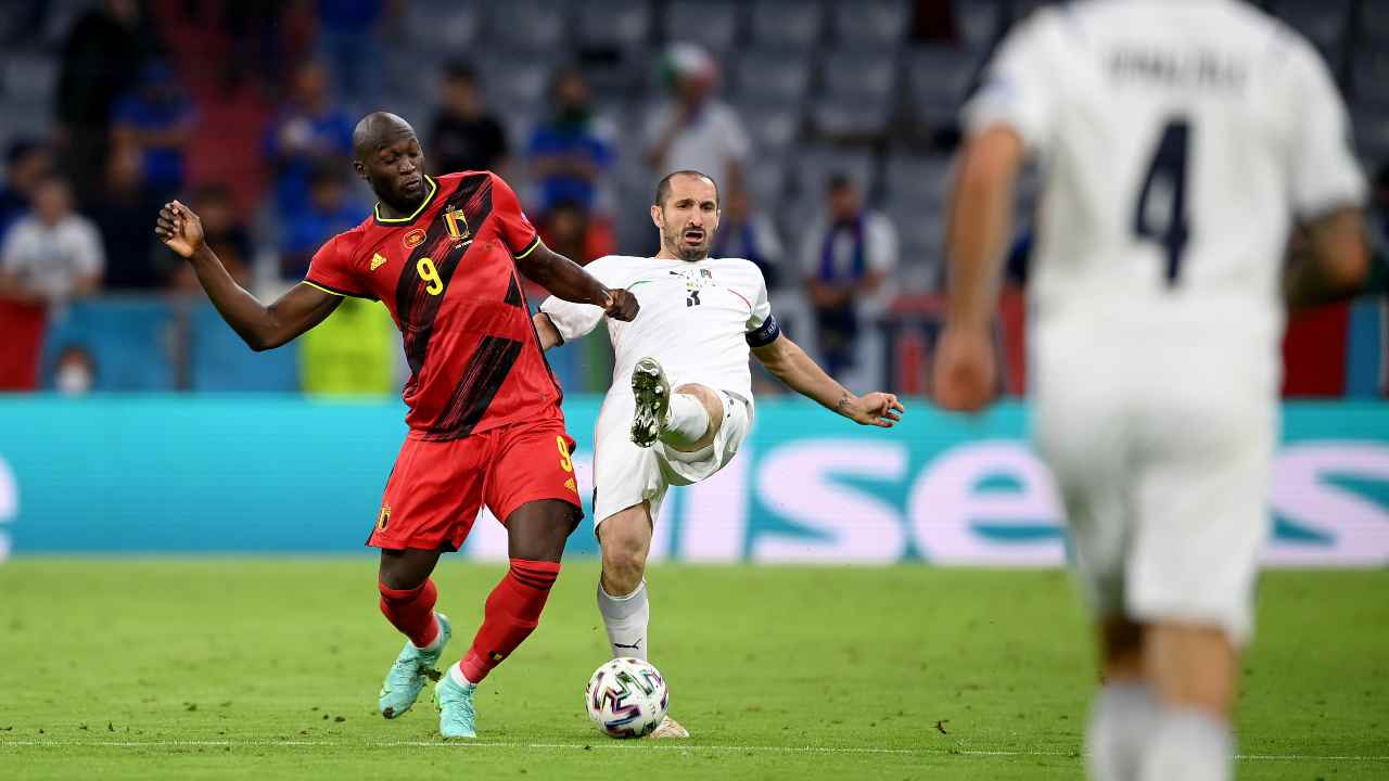 Lukaku Chiellini Belgio Italia