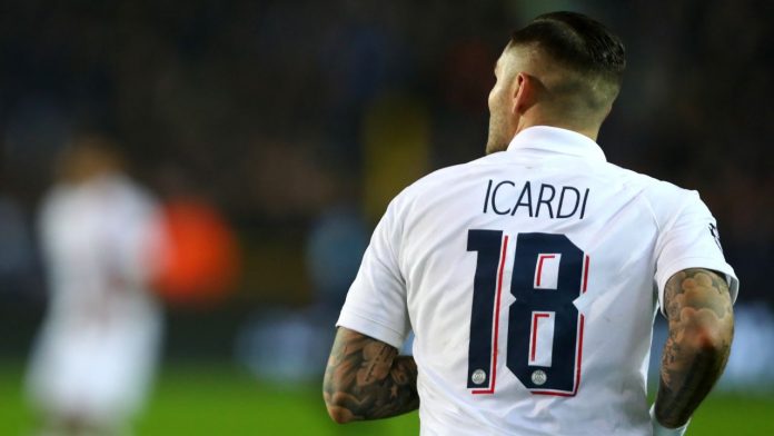 Mauro Icardi di spalle (getty images) Mauro Icardi di spalle con la maglia del PSg