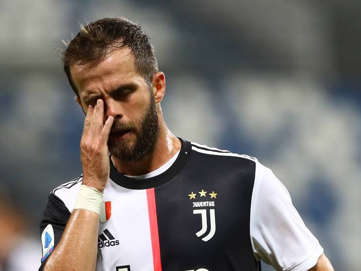 Miralem Pjanic con la maglia della Juventus