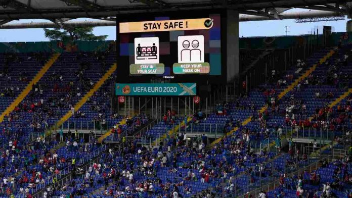 Olimpico di Roma con spettatori (GettyImages) green pass stadio