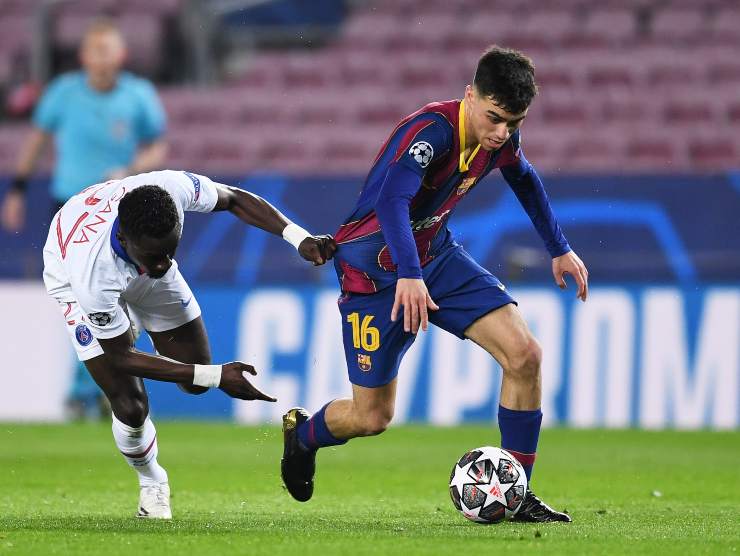 Pedri contro il Psg - Getty Images