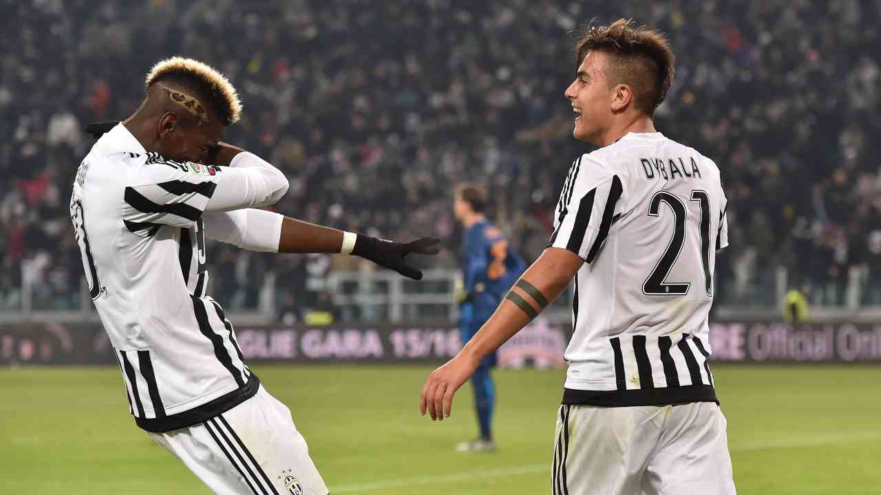 Pogba Dybala insieme Juventus