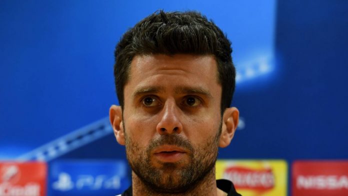 Primo piano Thiago Motta -GettyImages T.Motta in conferenza - Getty Images
