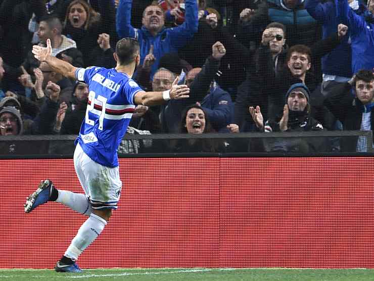 Quagliarella sotto la curva - Getty Images