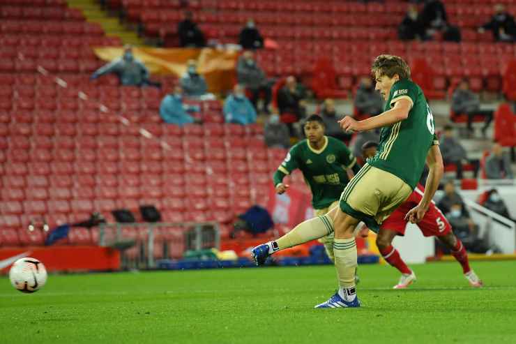 Sander Berge in campo 