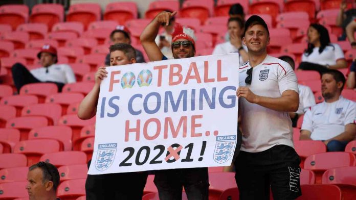 Tifosi Inghilterra It's Coming Home Inghilterra Italia
