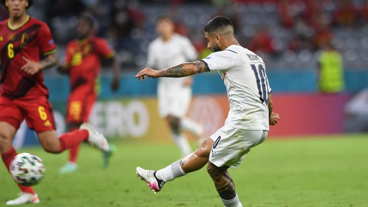 Tiraggiro Insigne Belgio