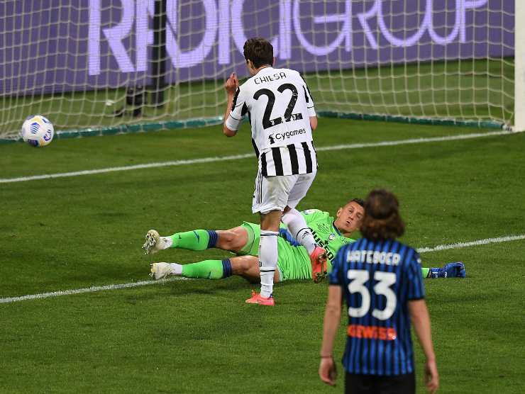 Chiesa gol finale Coppa Italia - Getty Images