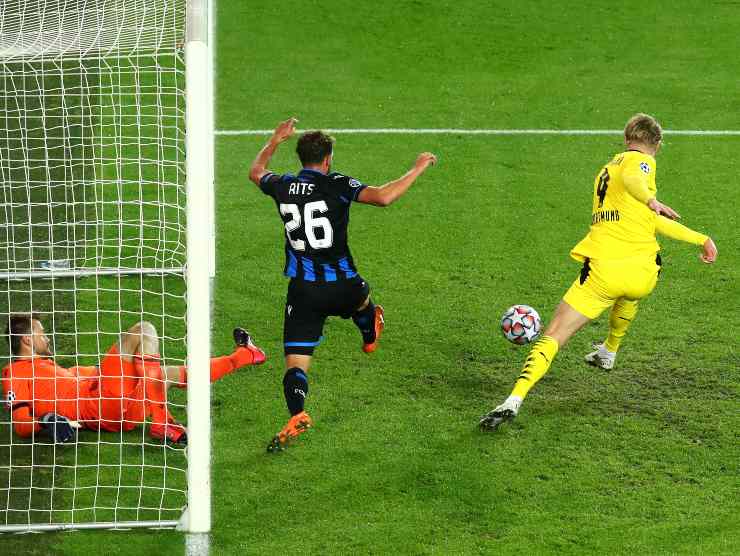 Haaland gol Champions - Getty Images